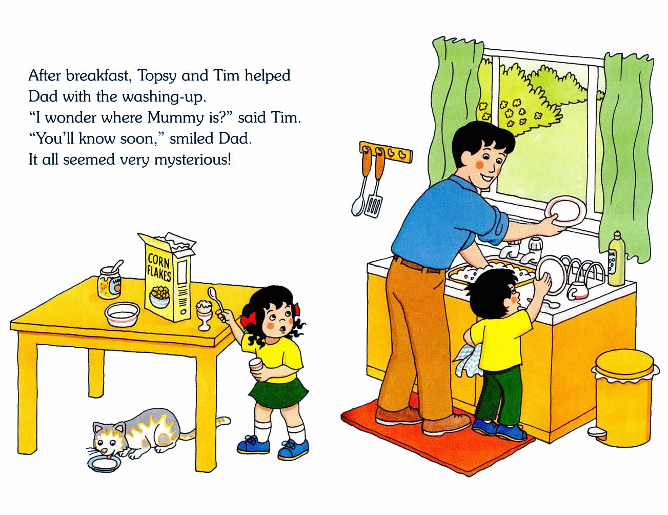 Ladybird - Topsy Tim Books - The Big Surprise (05),绘本,绘本故事,绘本阅读,故事书,童书,图画书,课外阅读